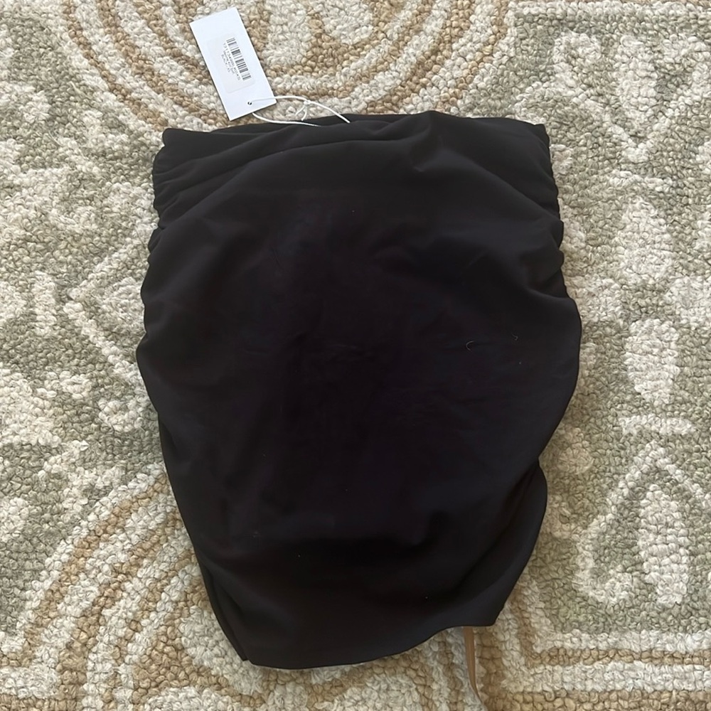 Reformation NWT Melonie knit skirt black size XS